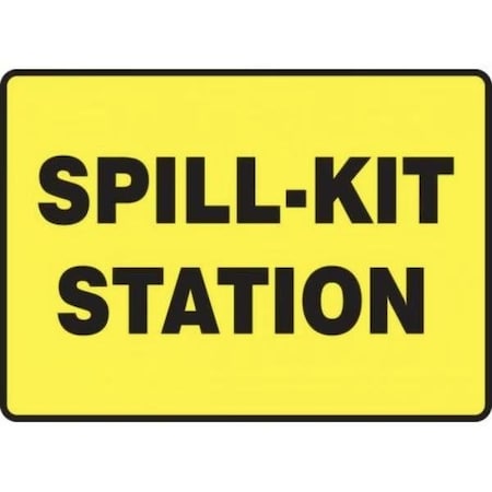 Accuform Safety Sign SPILLKIT STATION 10 in x SHMCHL567XL